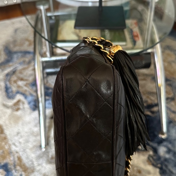 Brown Lambskin Chanel Camera Bag Crossbody - Picture 11 of 17